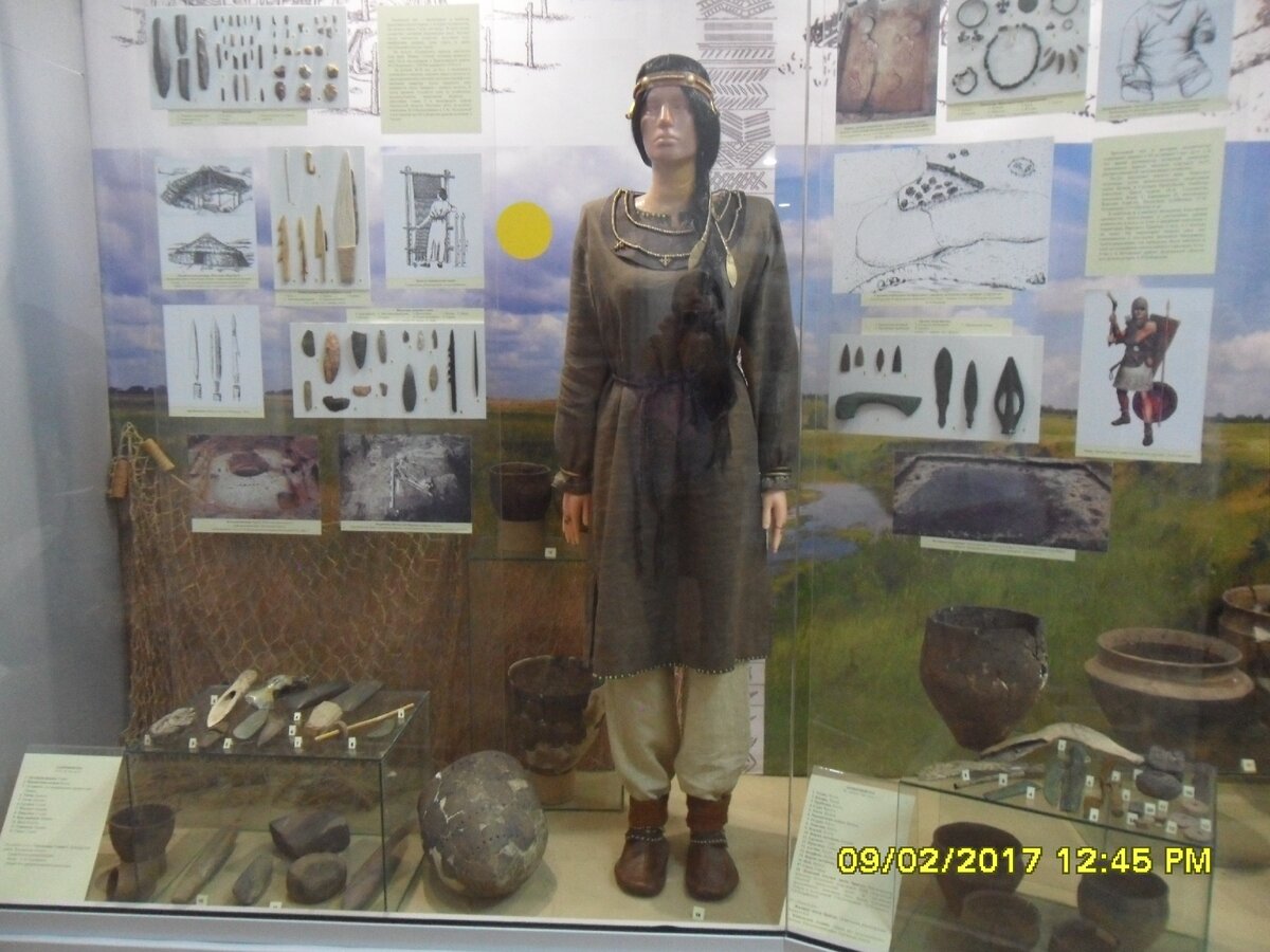 Эпоха бронзы. Экспозиция в Курганском областном краеведческом музее. Фото Л. Плотниковой