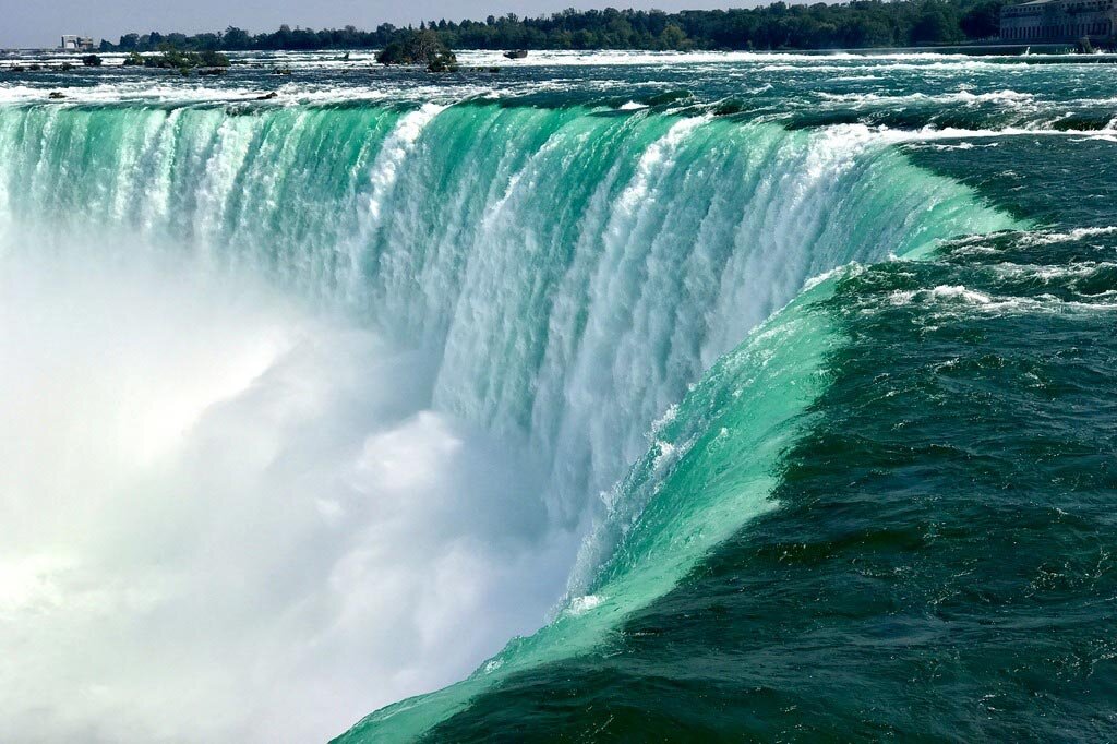 Водопад на границе сша и канады. Ниагарский водопад в США — красота и величие водной стихии. Ниагарский водопад США. Неагарски1 водопад.