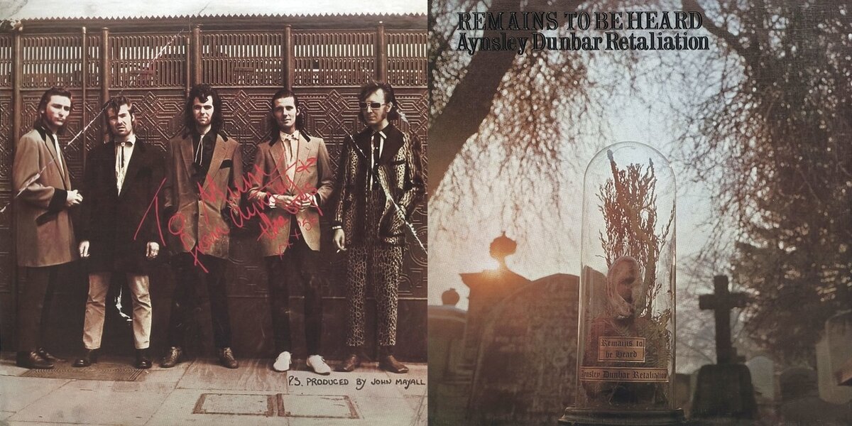 Aynsley Dunbar Retaliation. Remains To Be Heard 1970. Обложка альбома.