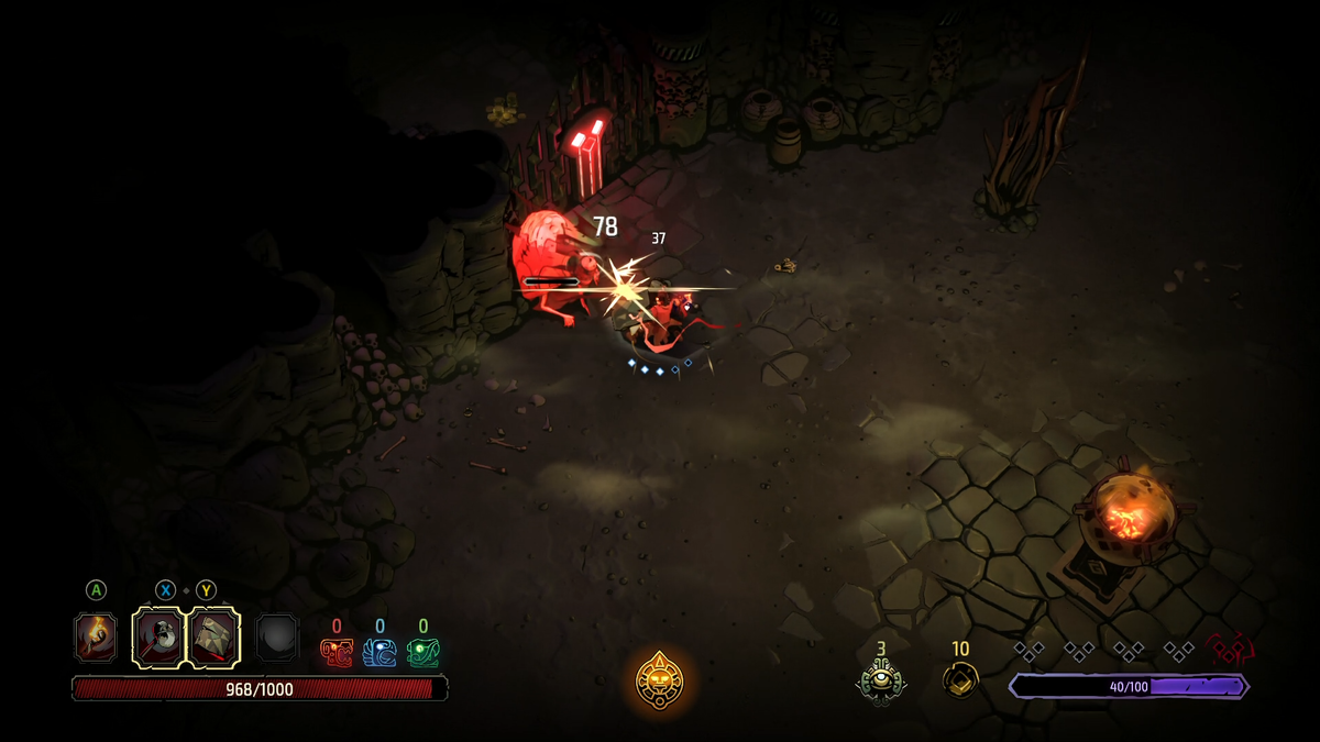 Монстр почти погиб