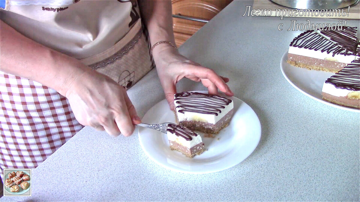 Как приготовить шоколадно-банановый торт без выпечки