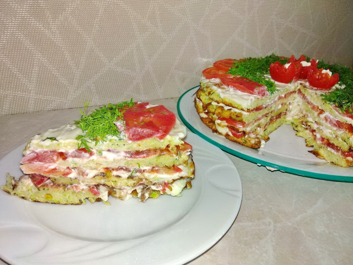Торт из кабачков