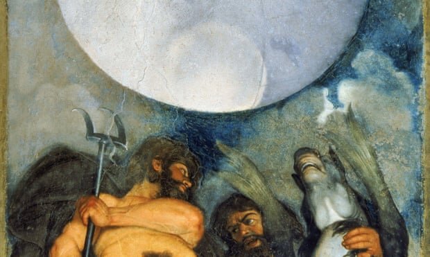 Фрагмент фрески Караваджо «Юпитер, Нептун и Плутон» ©Artefact / Alamy theguardian.com