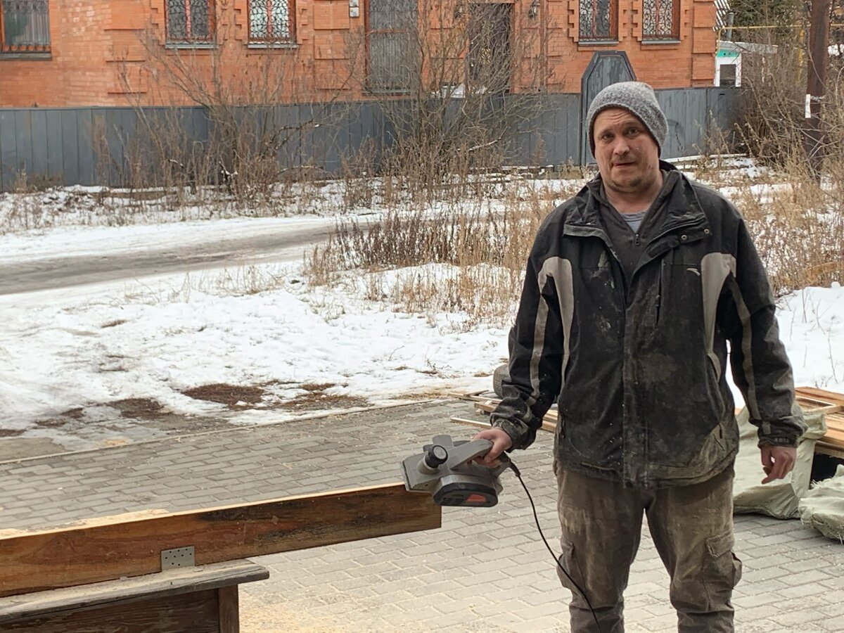 Как мы сделали полы в бане за 2000 рублей. Трудоемко, но дёшево ...