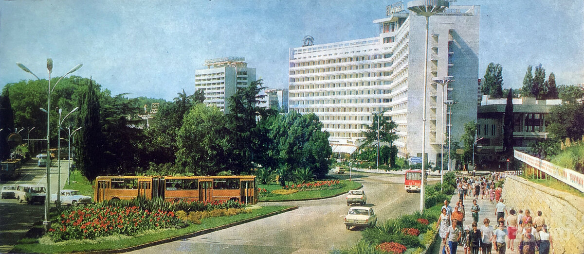 Пляж Сочи 1978