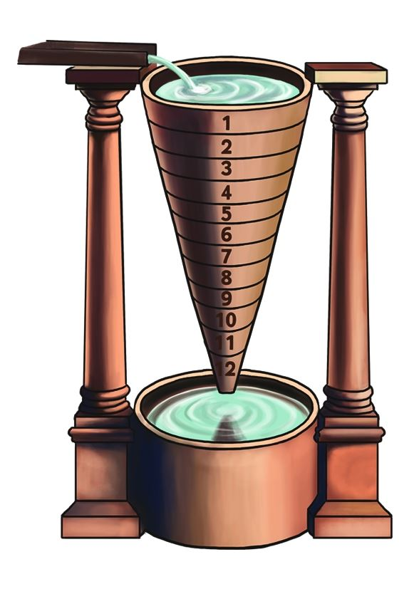 Простая коническая клепсидра