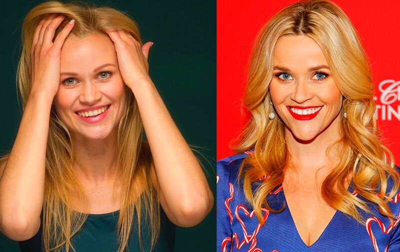 Марина Доможирова и ее голливудская коллега Риз Уизерспун