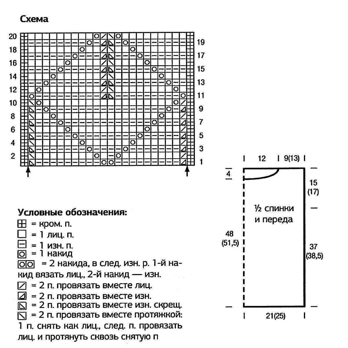 Схемы вязания футболок. Схемы узоров для вязания спицами летних кофточек для женщин. Узор для летней кофточки спицами из хлопка схема.