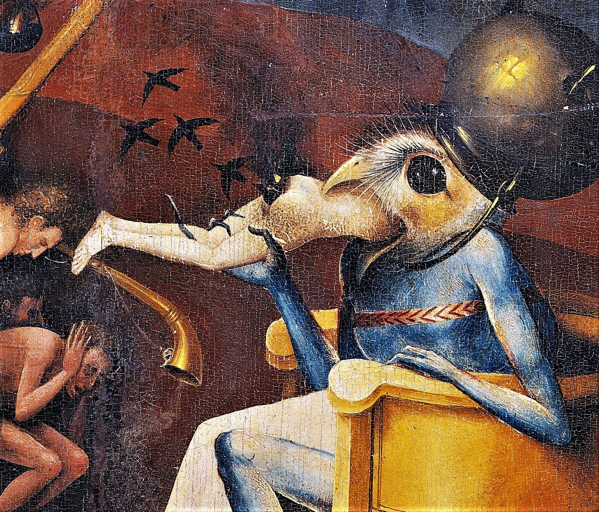 Иероним Босх. «Сад земных наслаждений» 1500 — 1510 гг. (фрагмент).