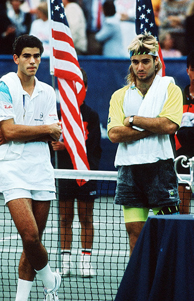 Пит Сампрас и Андре Агасси