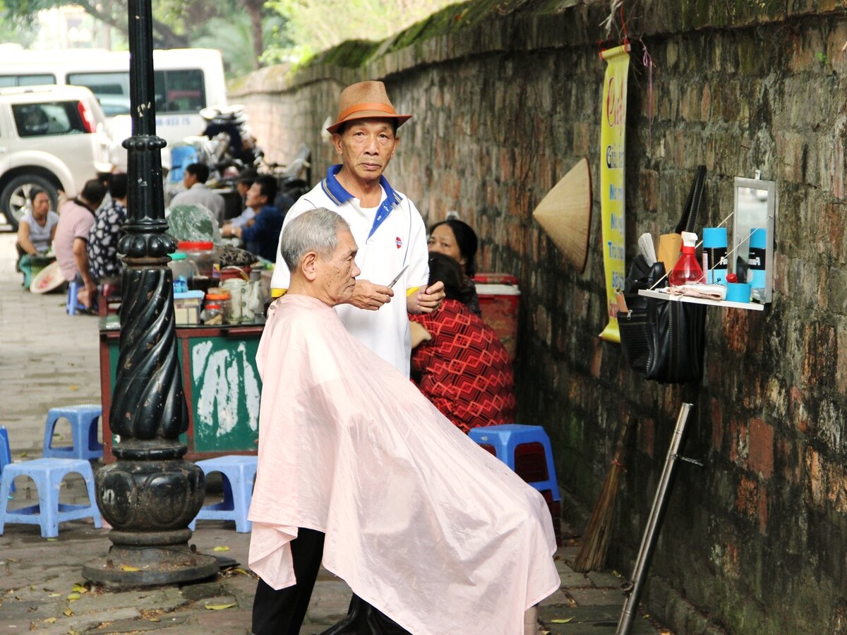 Взято на photosight. Стрижка во Вьетнаме