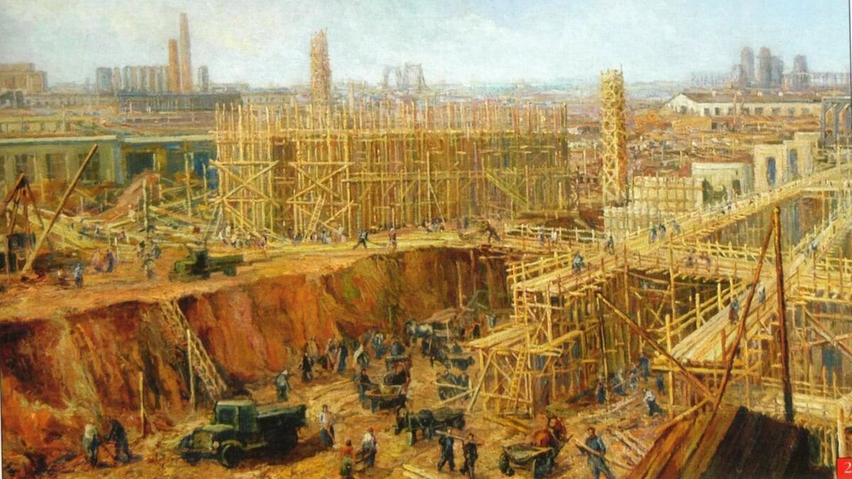 «Индустриальный пейзаж» художник Фоменко
© mmk.ru