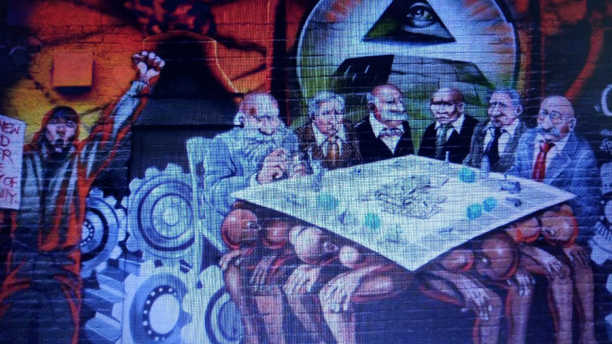 Отличная иллюстрация мирового уклада художником...