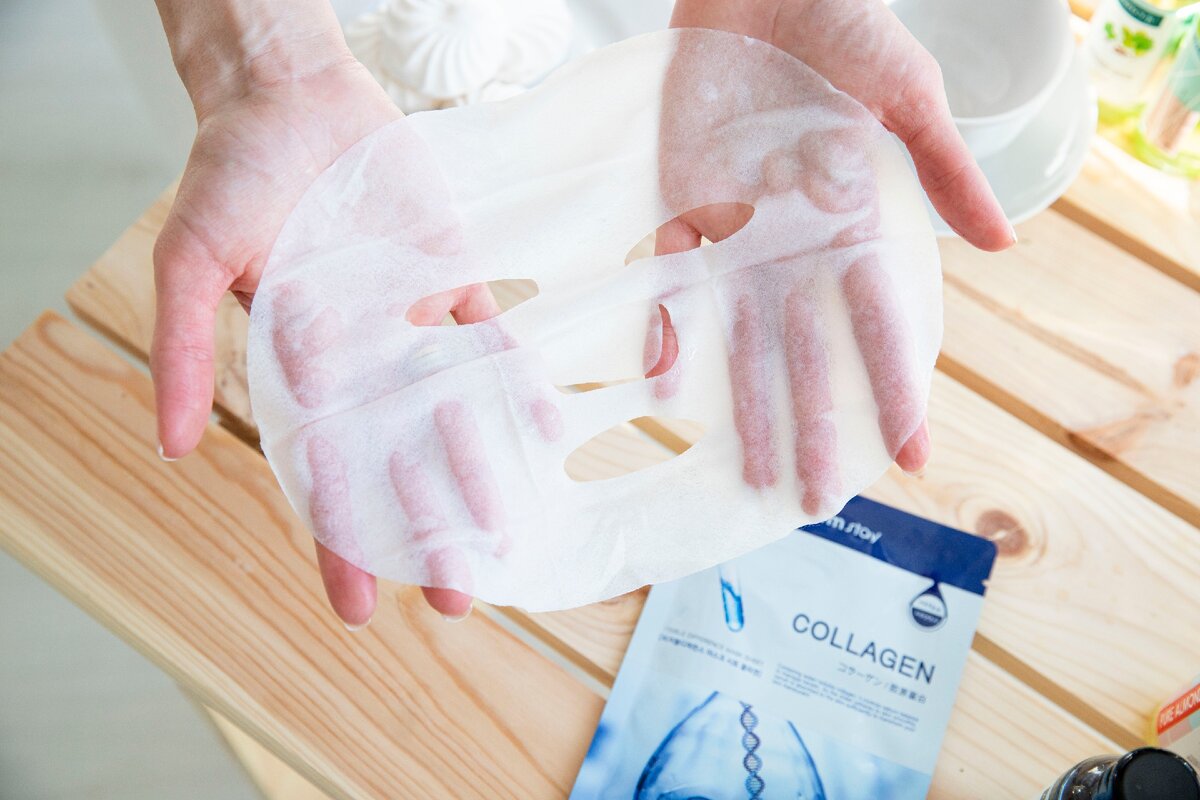 Тканевая маска с коллагеном эластичность и увлажнение FarmStay Visible Difference Mask Sheet Collagen