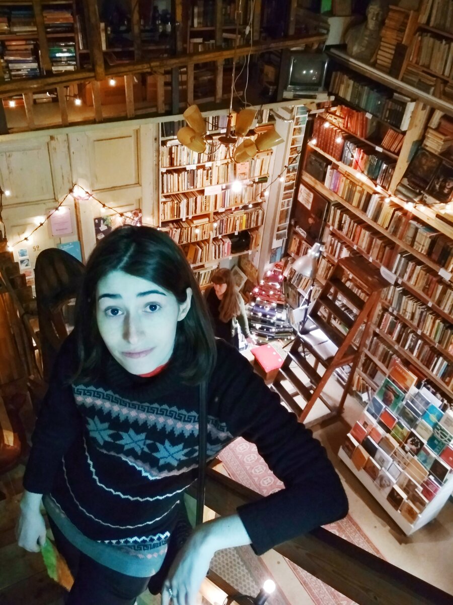 Тарту, 2018  Жена в музее печати и бумаги.