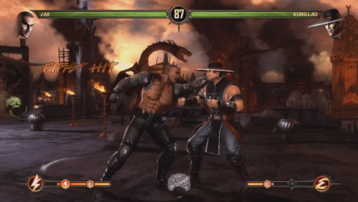 Кадры из игры МК9