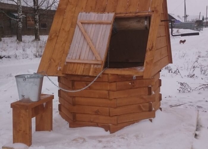 Чтобы вода в колодце не замерзала