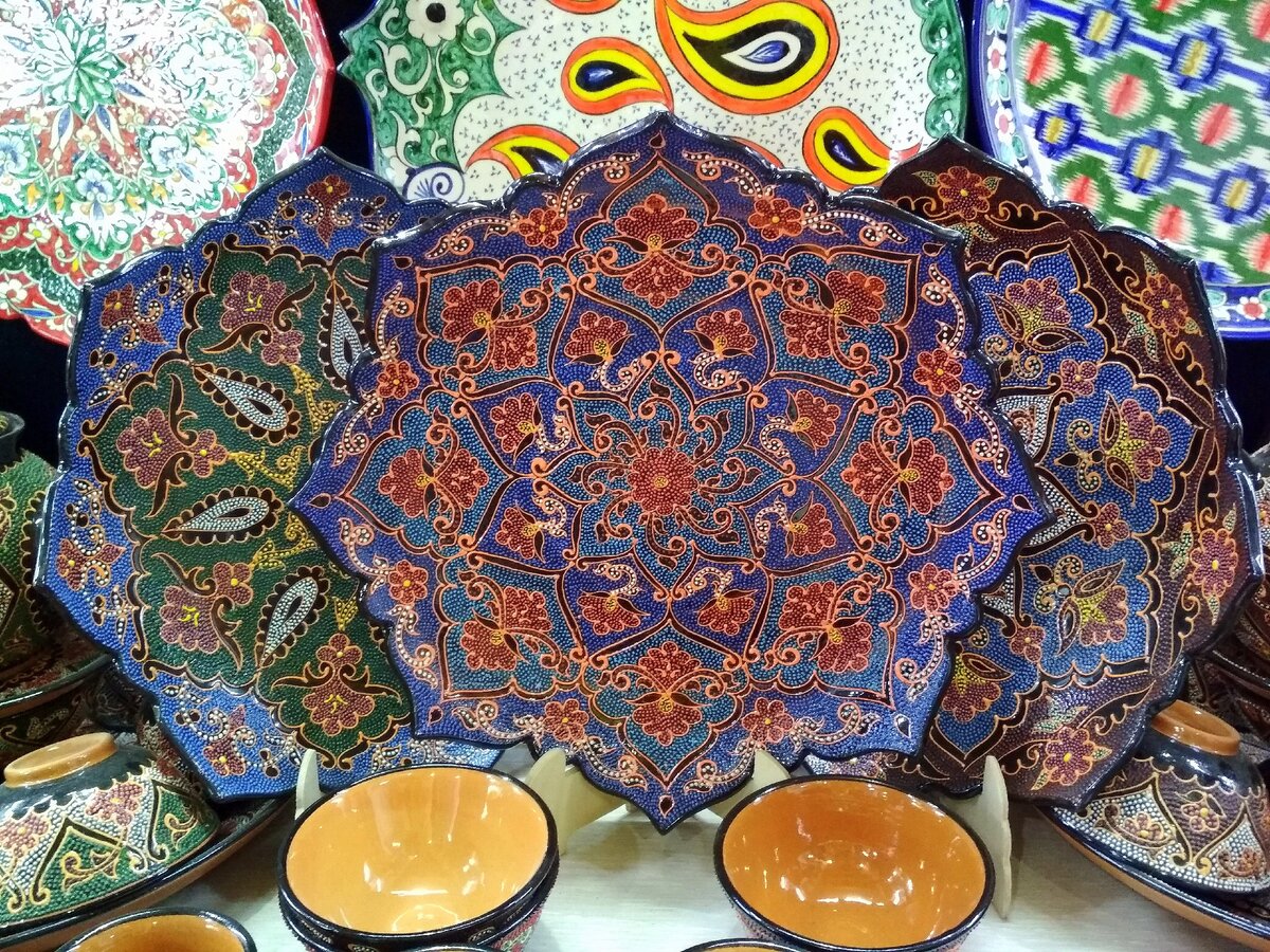 Национальный посуда Узбекистан орнамент узбеков