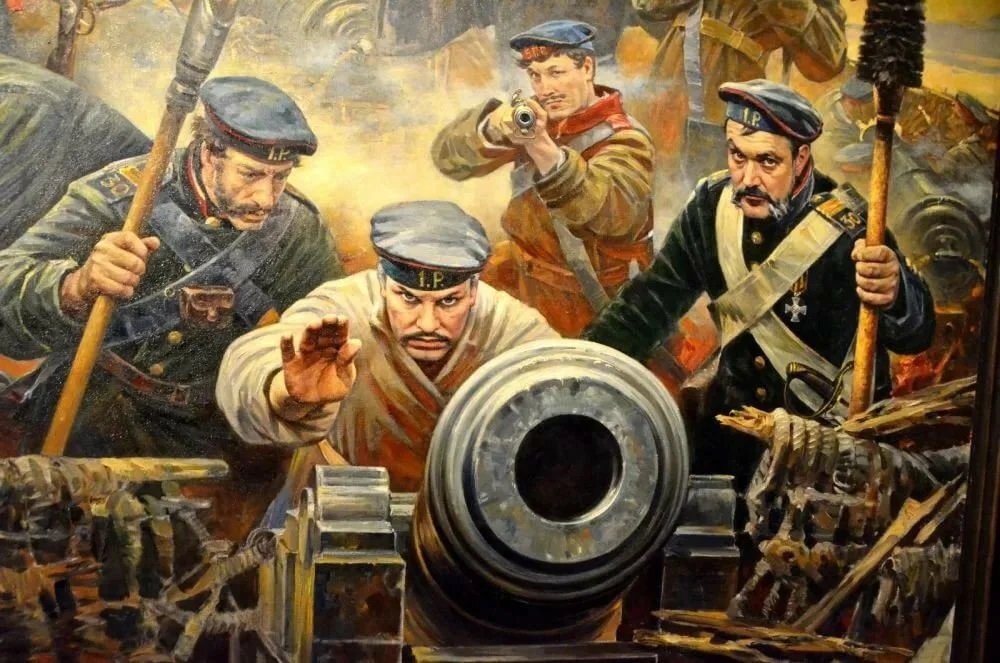 Защитники Севастополя. Первая оборона, Крымская война 1854-1855 г.г. Художник Василий Нестеренко. Фото: pinterest.ru