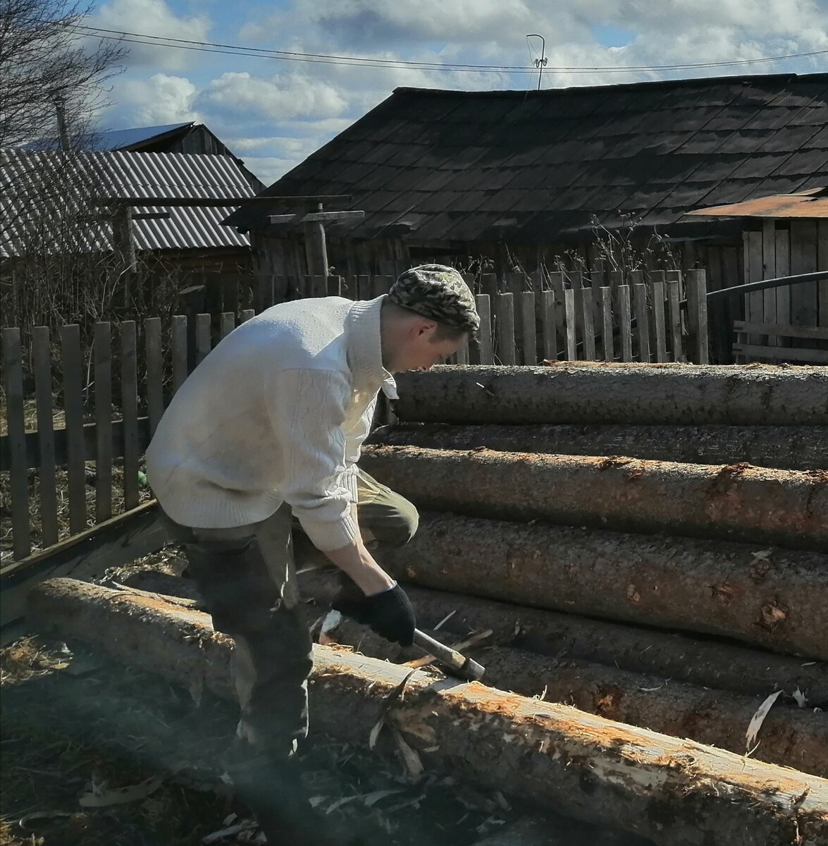 В процессе работы 