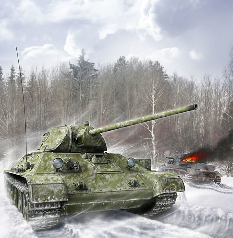 Т-34 с орудием ЗиС-4