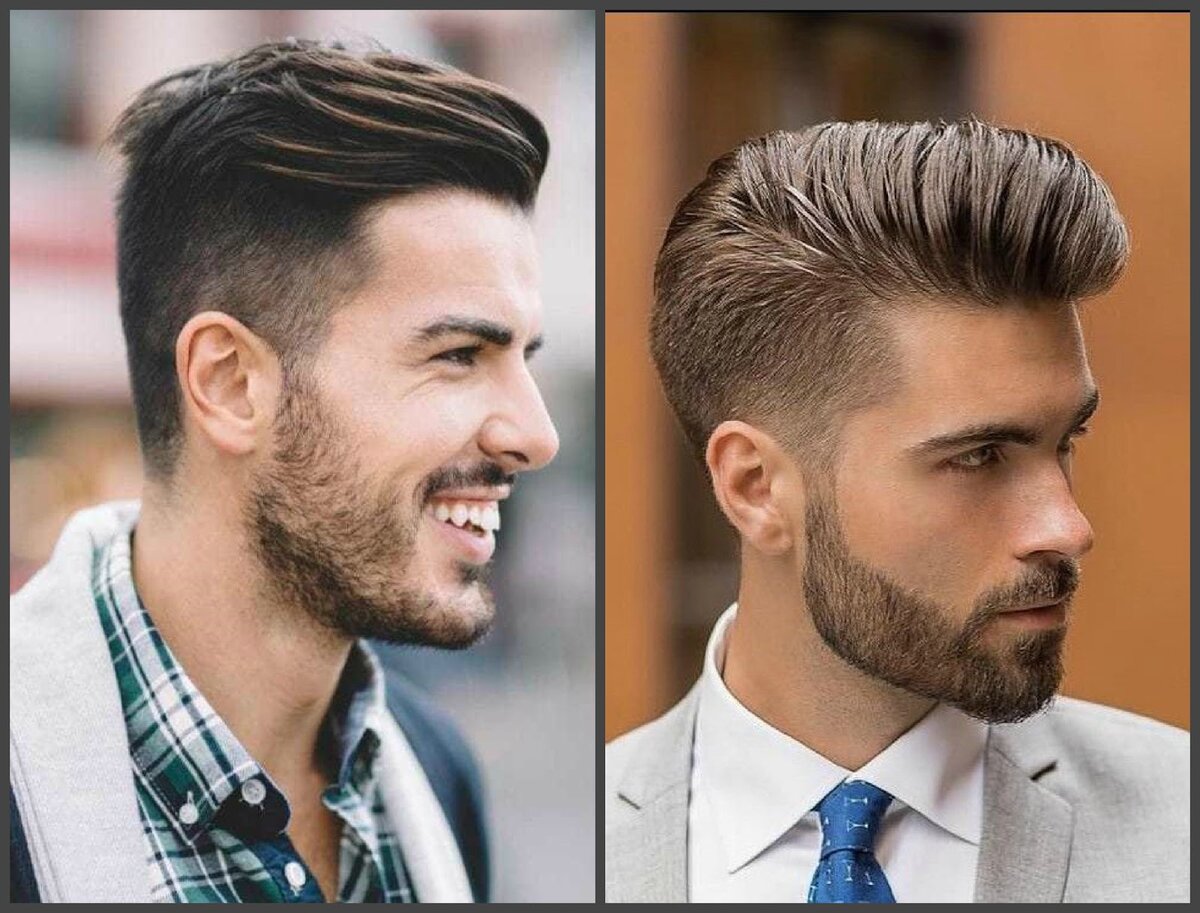 Tousled Slick Back Tapered hair, Tapered haircut, Mens hairstyles