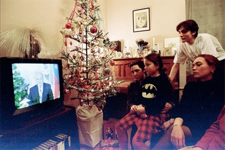 Новый год 90е