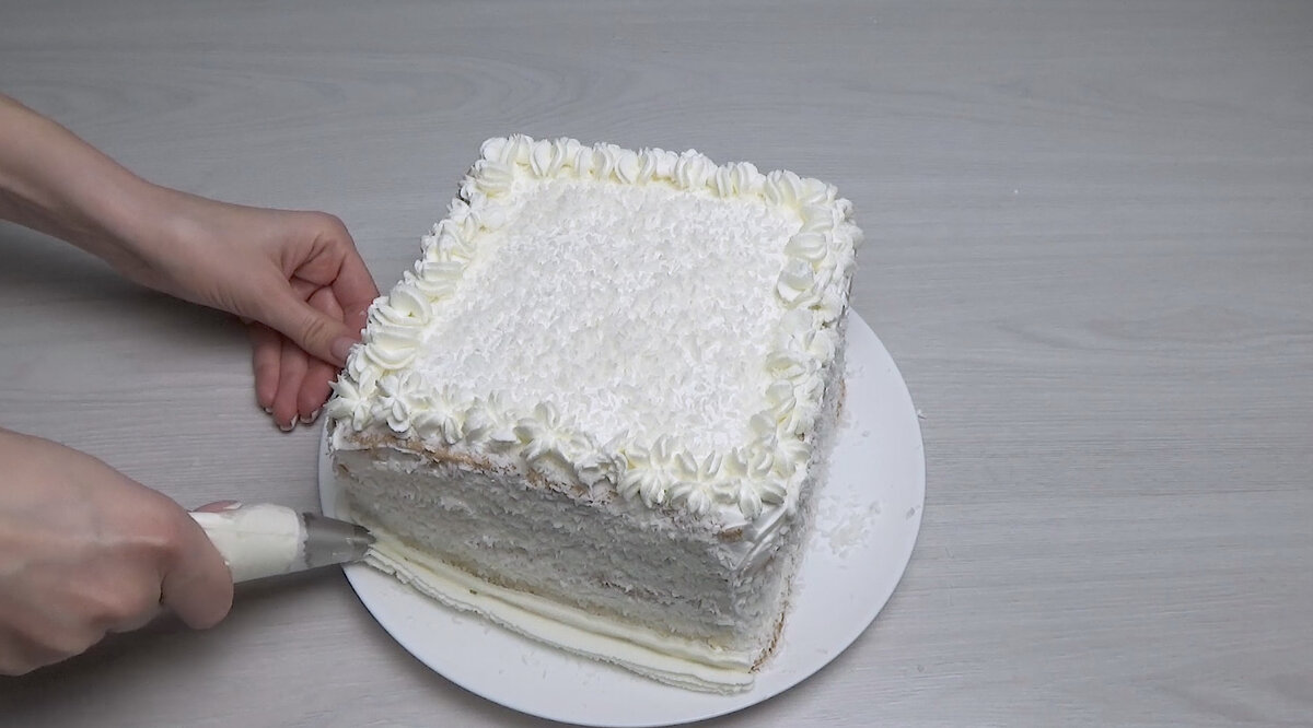 Домашний рецепт торта снежная королева пошагово с фото
