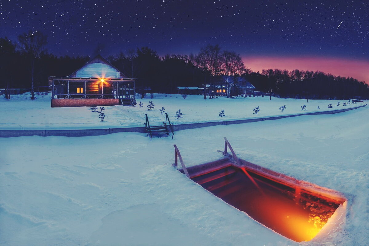 До сих пор не могу заставить себя искупаться в проруби