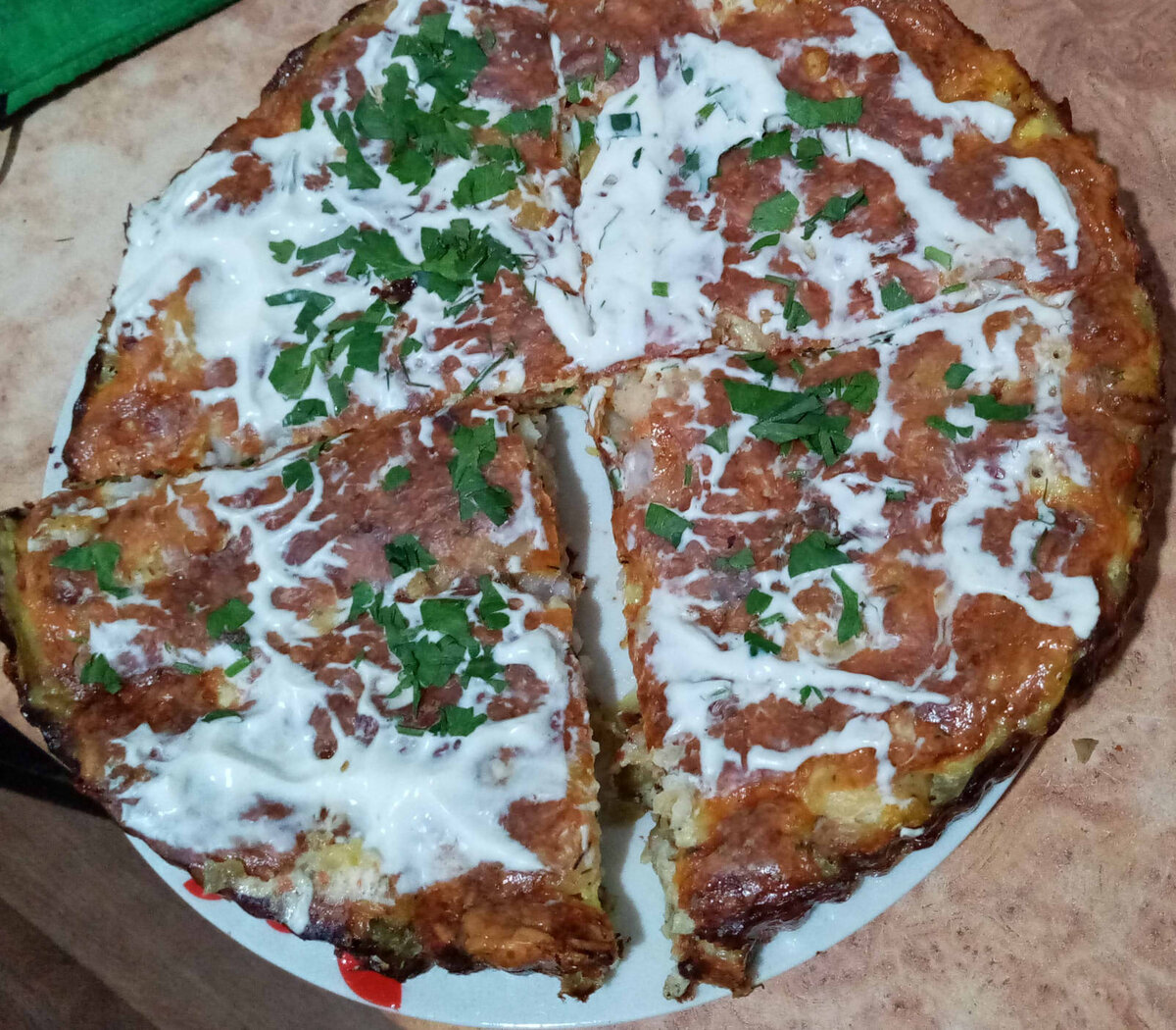 Рыбная запеканка с картофелем и сыром