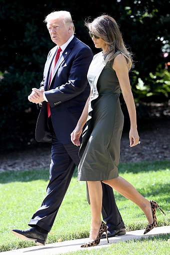 Секреты гардероба Мелании Трамп: что она хотела выразить своим стилем в Индии