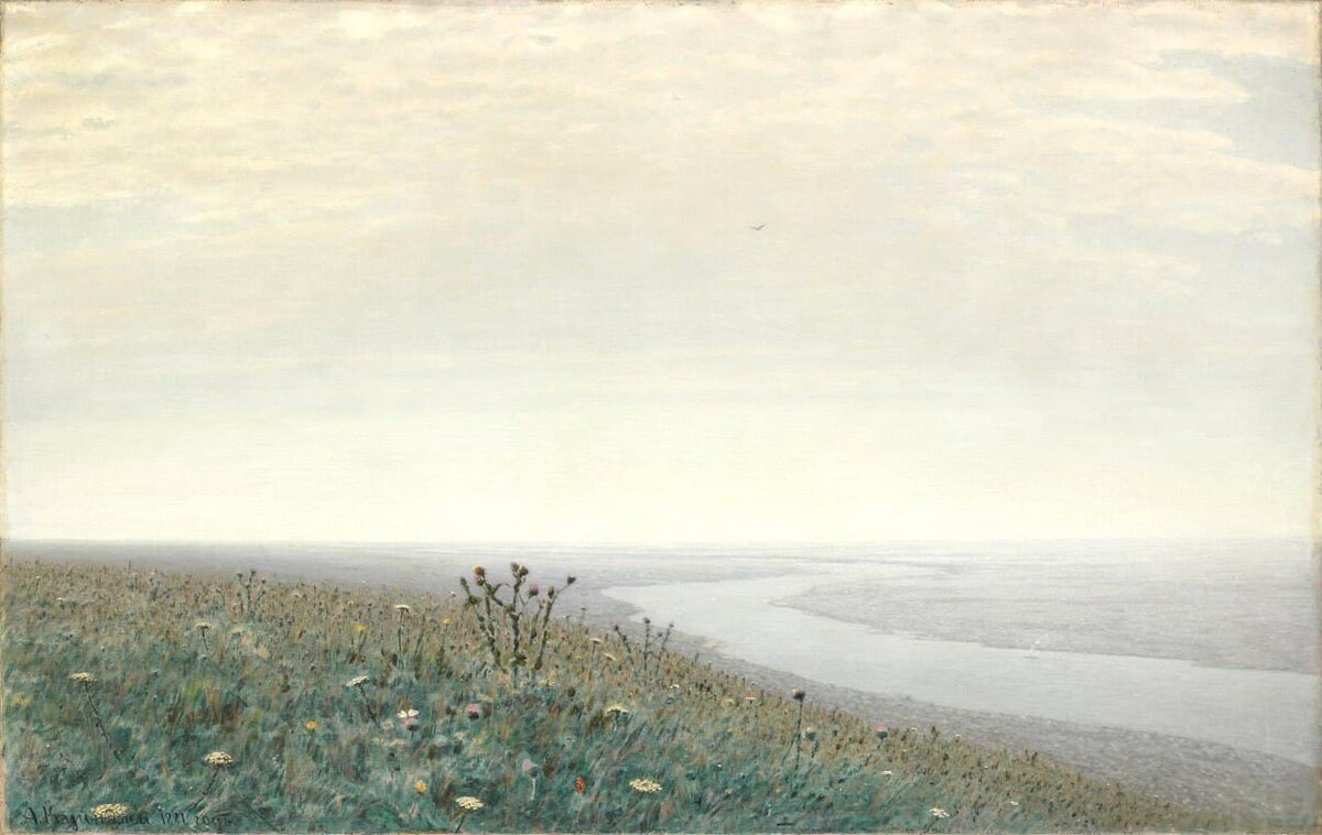 А. Куинджи. Днепр утром. 1881 год. Третьяковская галерея.