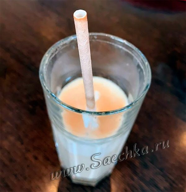 Мой латте с "туалетной бумагой"