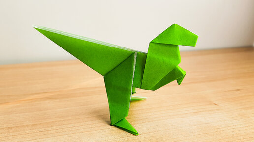 Набор бумаги для оригами Folia ORIGAMI Animal-World Kits, Динозавры