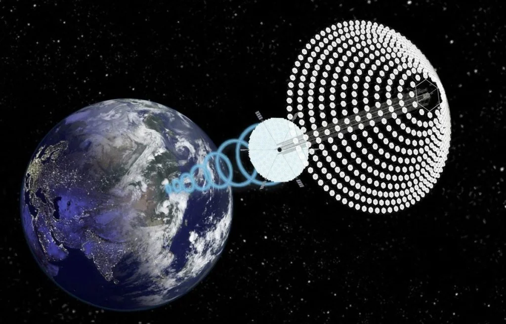 Концепт космической солнечной электростанции Alpha, которую разрабатывает НАСА