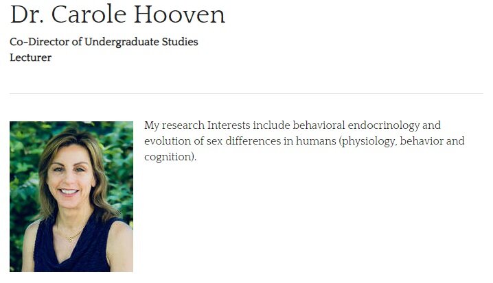 Профиль ученого на сайте Гарварда, принскрин.