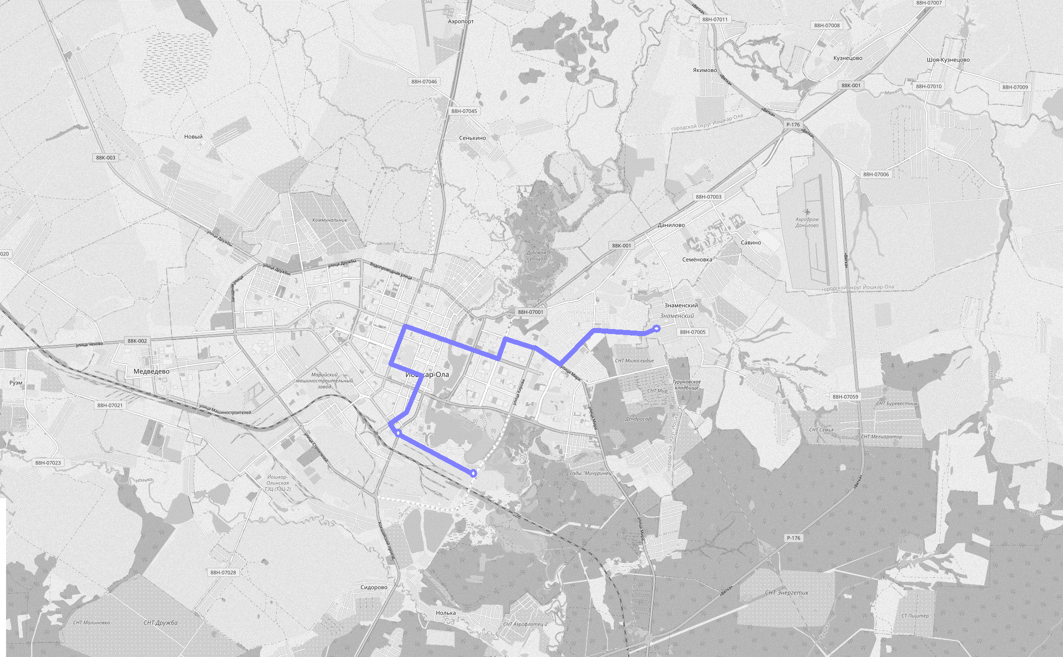 Первоначальный авторский проект комплексной транспортной схемы г.  Йошкар-Олы | Иван Поспехов | Дзен