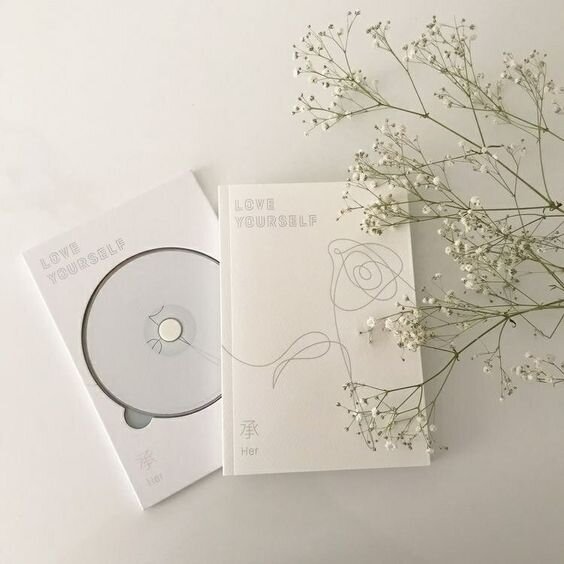 Альбом k-pop группы BTS - LOVE YOURSELF 承 'HER' [ источник: pinterest ]