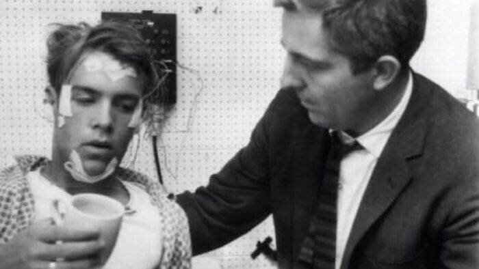 Рэнди Гарднер во время эксперимента, 1964 год