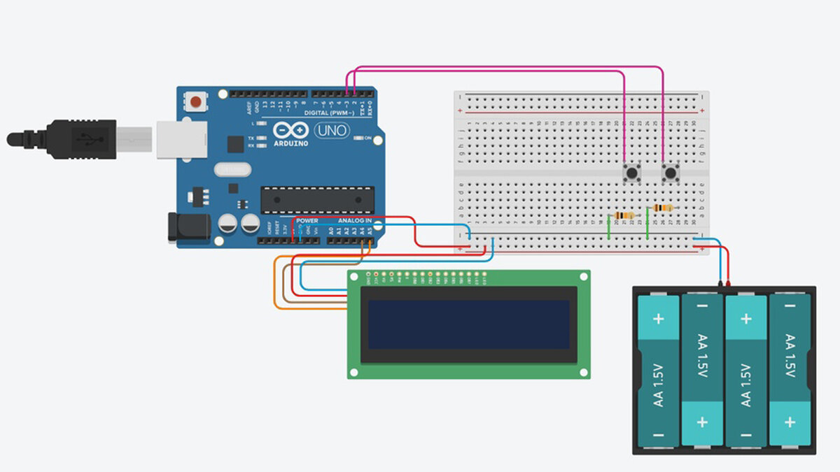 Простой счетчик нажатий с LCD дисплеем на Ардуино | Amaros_Arduino | Дзен