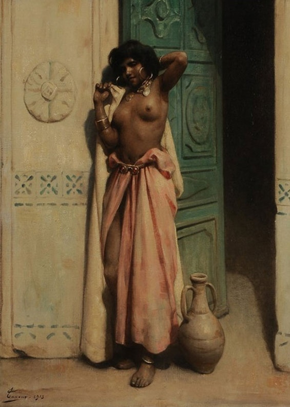 Красота гарема. Картина Анри Адриена Тану, 1913 год.