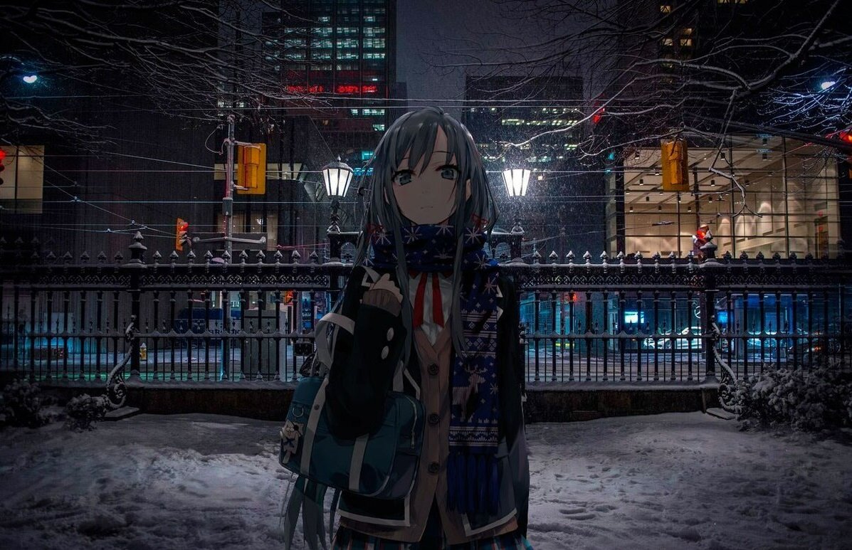 Девушка из аниме OreGairu