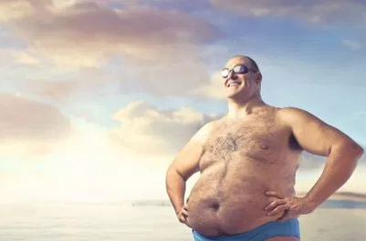 Мужчина с лишним весом