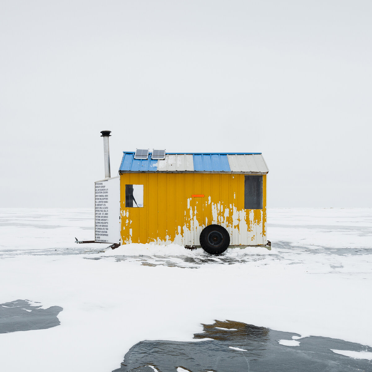 Ice Fishing Huts © Sandra Herber, Canada, Category Winner, Professional, Architecture, 2020 Sony World Photography Awards