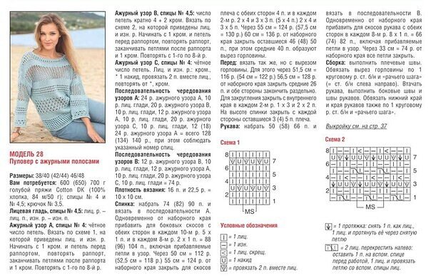 Схема и обозначения.