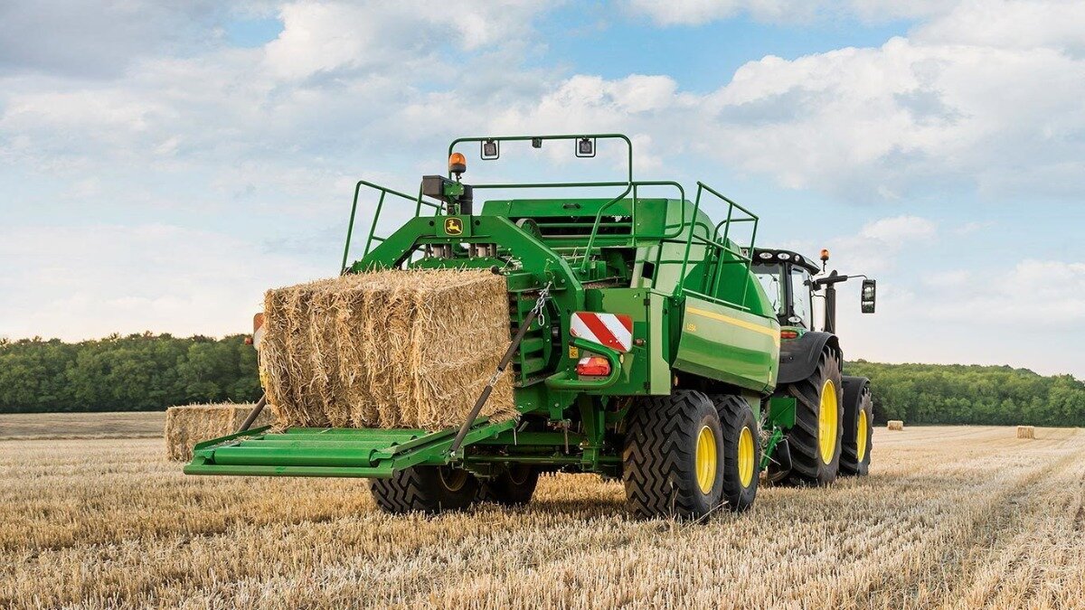 Фото: deere.co.uk Пресс-подборщик John Deere L634