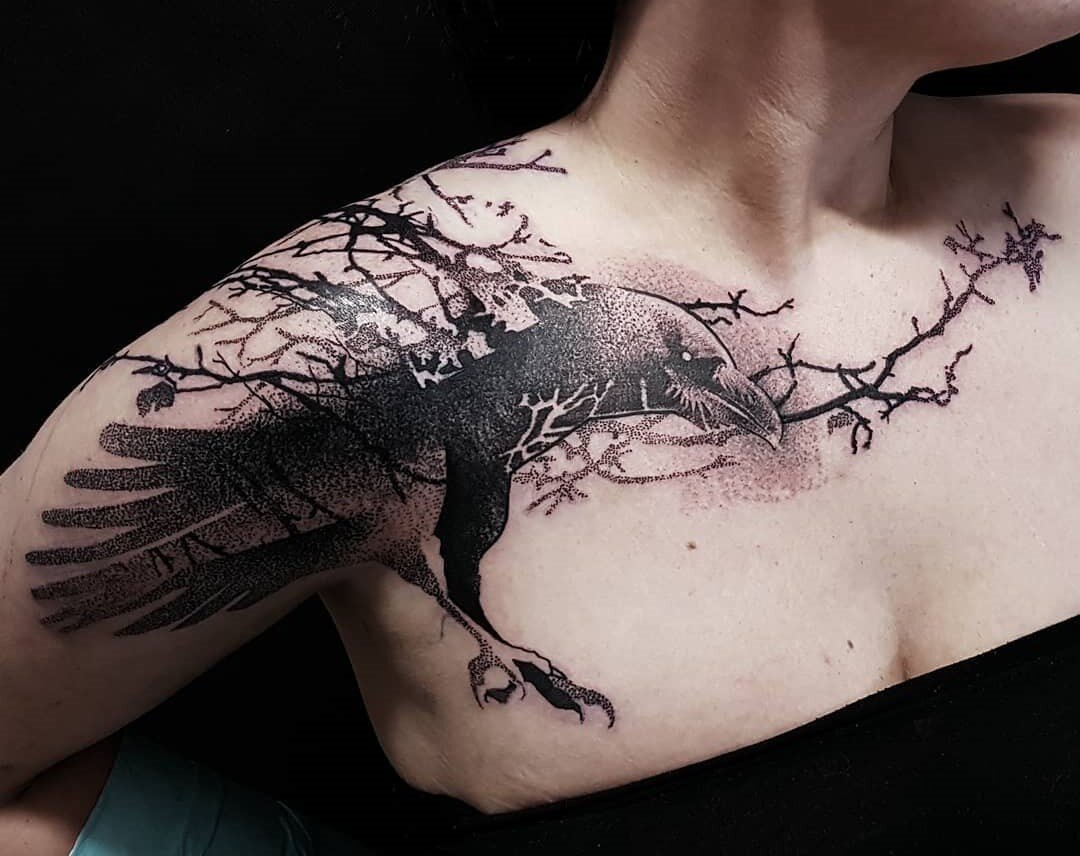 Значение тату«Ворон»