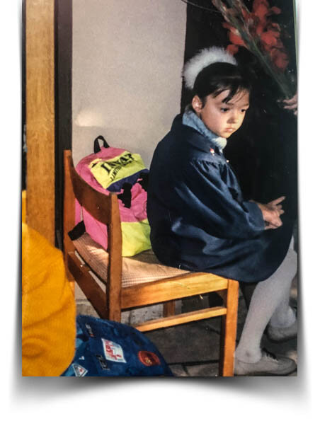 Ольга Кишнева (Стеблецова) в МАХУ, 1 сентября 1993 года
