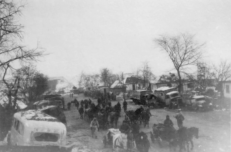 Фотография сделанная зимой 1944.