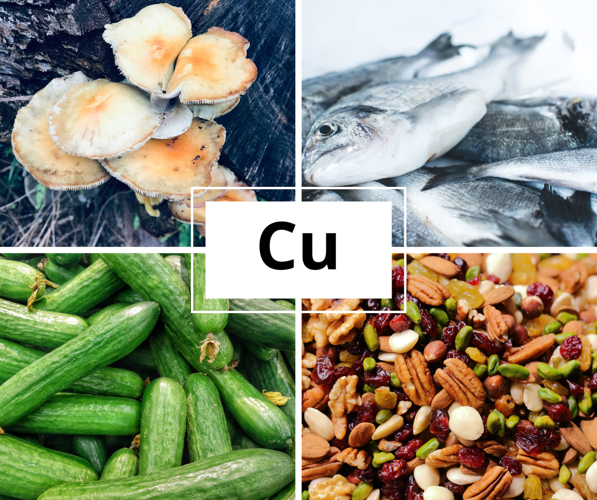 Продукты содержащие медь